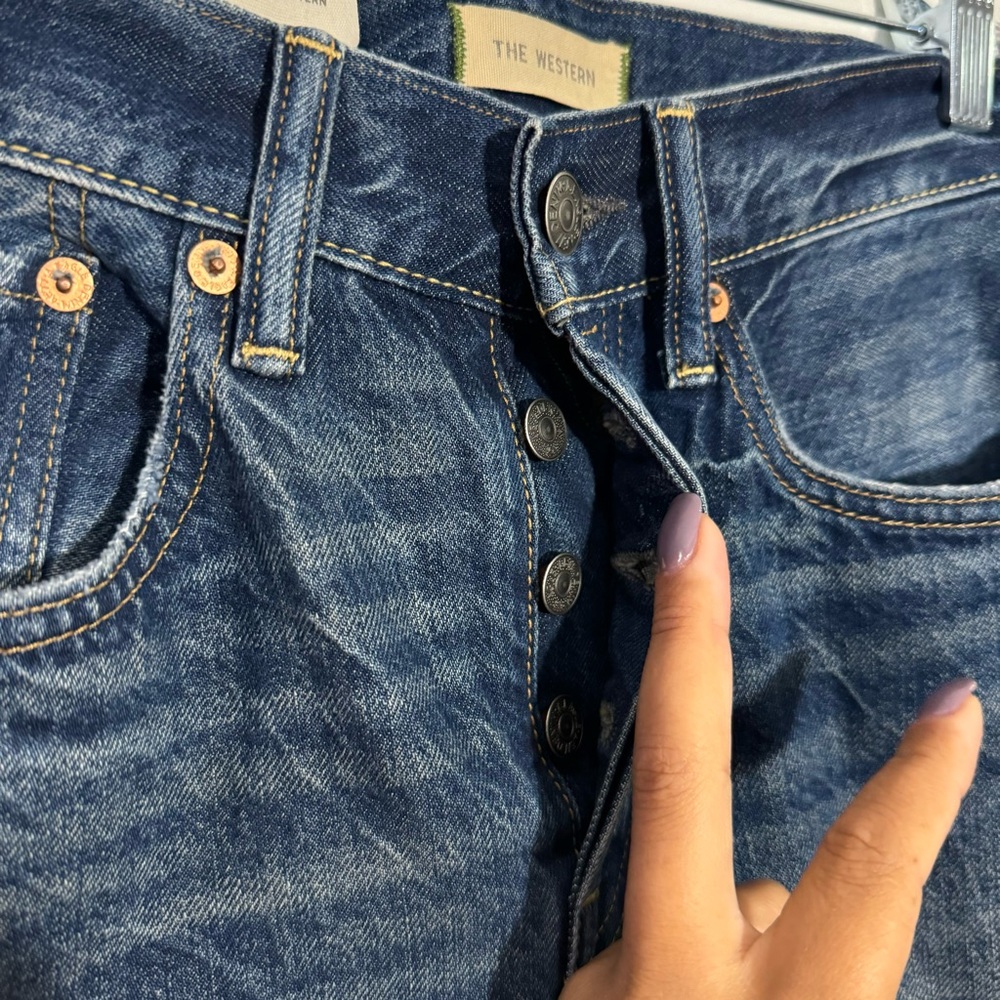 AE77 American Eagle The Western Jean 1125 Size 26 Normcore Streetwear - Picture 9 of 13